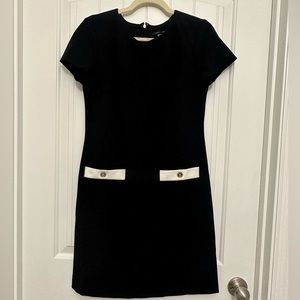 Black Tommy Hilfiger Dress with Zippered Back- Size 8